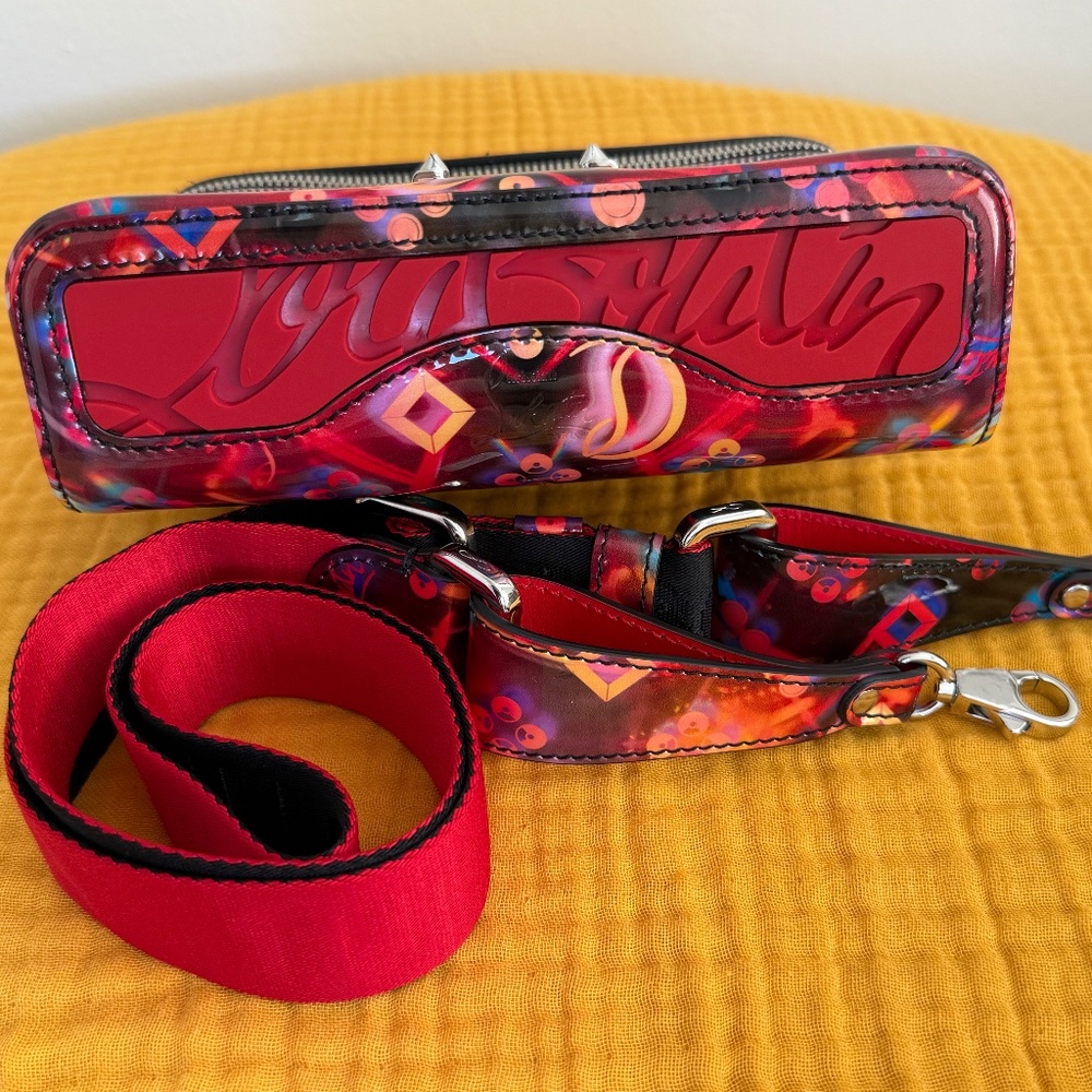 Christian Louboutin Kypipouch Crossbody Printed Leather Mini Bag - Picture 4 of 16